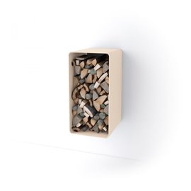 HS FLAMINGO Stojan na dřevo FLAMINGO DELUXE 1, krémová (Malia)