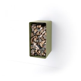 HS FLAMINGO Stojan na dřevo FLAMINGO DELUXE 1, olivová (Malia)