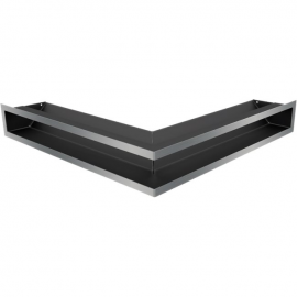 LUFT rohová pravá - Neprůhledný podlouhý ventilační otvor 547 x 766 x 90 mm (hloubka 126,5 mm)