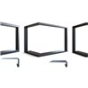 Defro Home krycí rámek M30 6stranný 90° - Intra ME BP SLIM G
