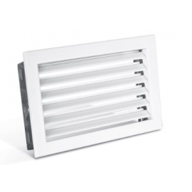 STYLE s pevnou žaluzií 450 x 220 mm bílá