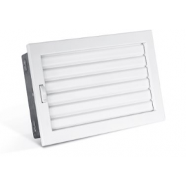 STYLE s uzavíratelnou žaluzií 200 x 145 mm bílá