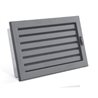 STYLE s uzavíratelnou žaluzií 450 x 240 mm černá