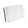 STYLE s uzavíratelnou žaluzií 450 x 240 mm bílá