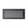 KRATKI ventilační krbová mřížka 17x37 garfit se žaluzií