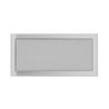 KRATKI ventilační krbová mřížka 22x45 nerezová