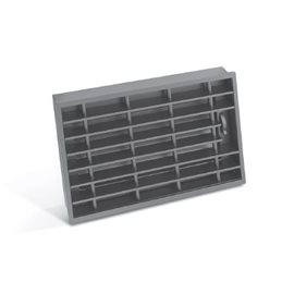 STYLE záklopový rošt s rámem 450 x 170 mm - Černá