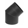 Kouřovod koleno 45° pevné Ø160 mm (Karl)