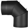 Kouřovod koleno 90° pevné s čistícím otvorem Ø130 mm (karl)
