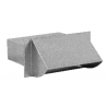 Mřížka pro přívod externího vzduchu – kanál, nerez (150 mm x 50 mm)