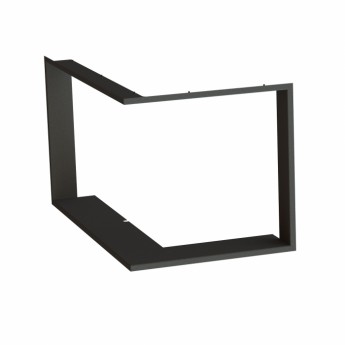 Zazdívací rámeček 1x90° černý BeF Aquatic WH (V) 80 CP/CL/, (V) 85 CP/CL/