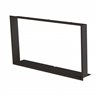 Zazdívací rámeček 1x90° hloubka 60mm, černý BeF Therm (V) 10, V 12, V 14