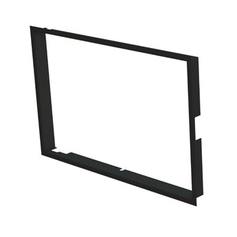 Zazdívací rámeček 1x90° hloubka 60mm, černý, BeF Twin (V) 10 (N) II