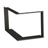Zazdívací rámeček 1x90° hloubka 80mm, černý BeF Therm (V) 10 CP/CL
