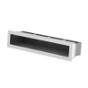 Ventilační otvor s montážním rámem - Nerez - 900 x 70 mm