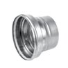 Převlečné napojení kouřovodu na keramický komín – po vodě Ø180/180 mm - s tlouštkou stěny 20 mm (Karl)