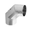Kouřovod Koleno 90° pevné s čistícím otvorem Ø180 mm - 2 mm (Karl)