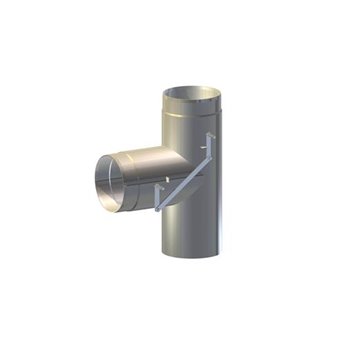 Kouřovod Dvoucestná klapka „Moritz“ 180mm - 2 mm (Karl)