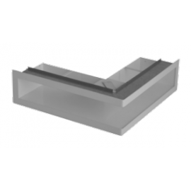 Ventilační otvory s montážní rámem - bílá 500 x 300 x 70 mm R