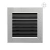 KRATKI ventilační krbová mřížka FRESH 17x30 nerez
