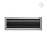 KRATKI ventilační krbová mřížka FRESH 17x49 nerez