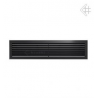 KRATKI ventilační krbová mřížka FRESH 17x70 černá
