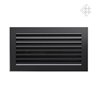KRATKI ventilační krbová mřížka FRESH 17x30 grafitová