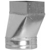 Redukce – kanál/ohebné potrubí asymetrické (150 mm x 50 mm, Ø125 mm)