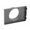Připojení mřížky STYLE na ohebné potrubí 450 x 220 mm - AL. průměr 150 mm